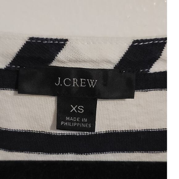 J Crew Mariner Cloth Puff Sleeve Striped Top XS - Picture 4 of 10